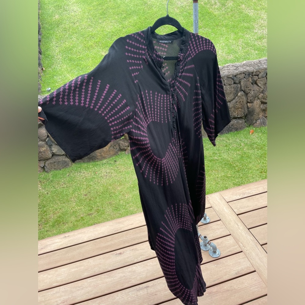 Manaola Dress / Tunic purple and black
